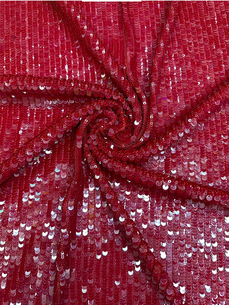 Embroidery Beads - 1yard soft lace fabric 5mm bead