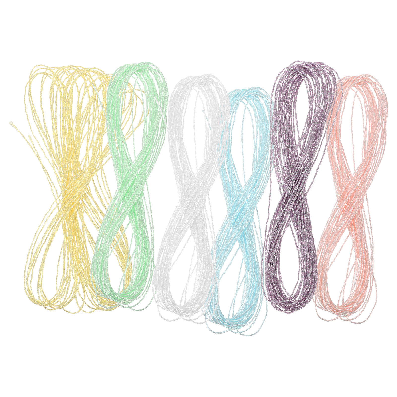 Embroidery Stitch - 6 Rolls Colored Embroidery Thread Kit