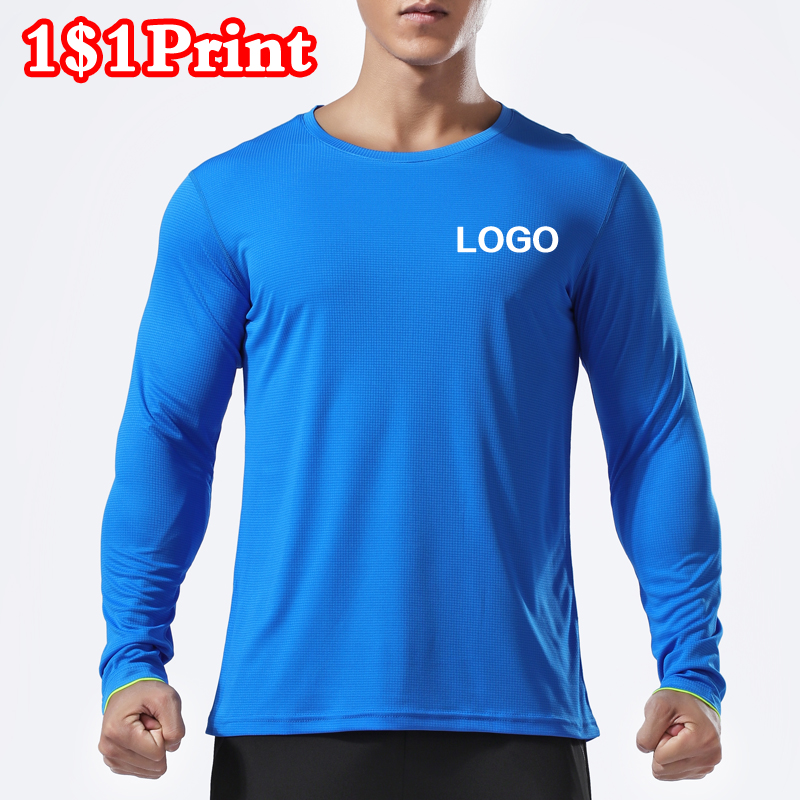 Embroidery Uniforms - Sports quick drying long sleeved T-shirt