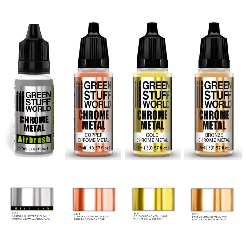 Embroidery Effect - 17ml Metal Mirror Paint Green Stuff