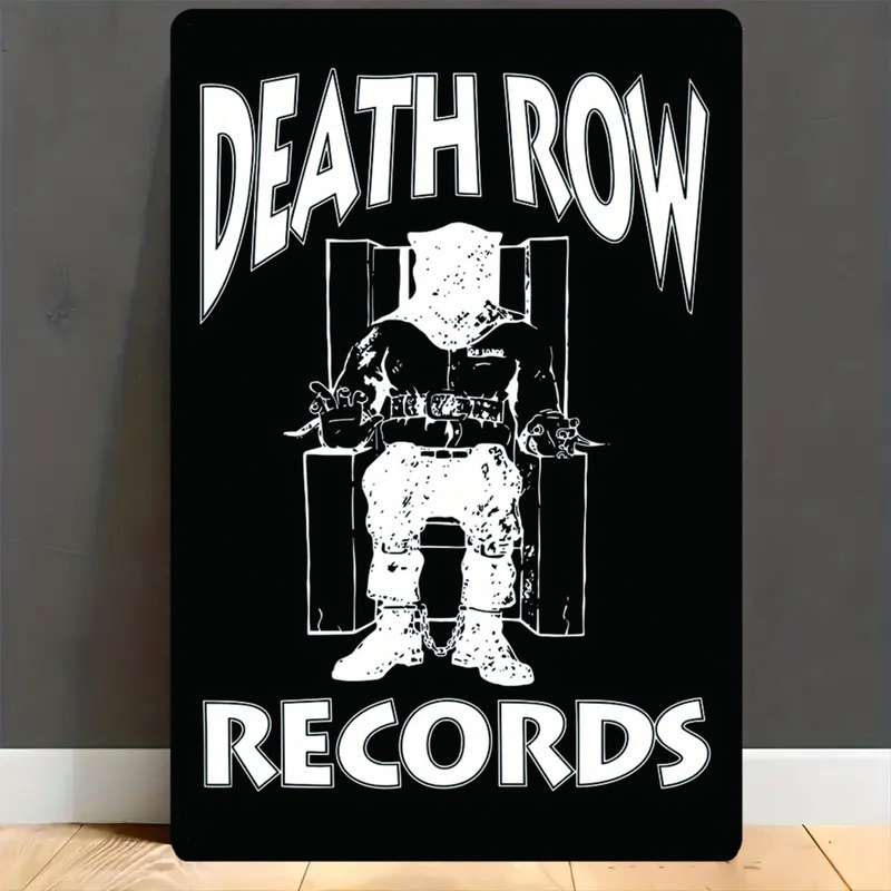 Embroidery Studio - Death Row Records Metal Wall Sign