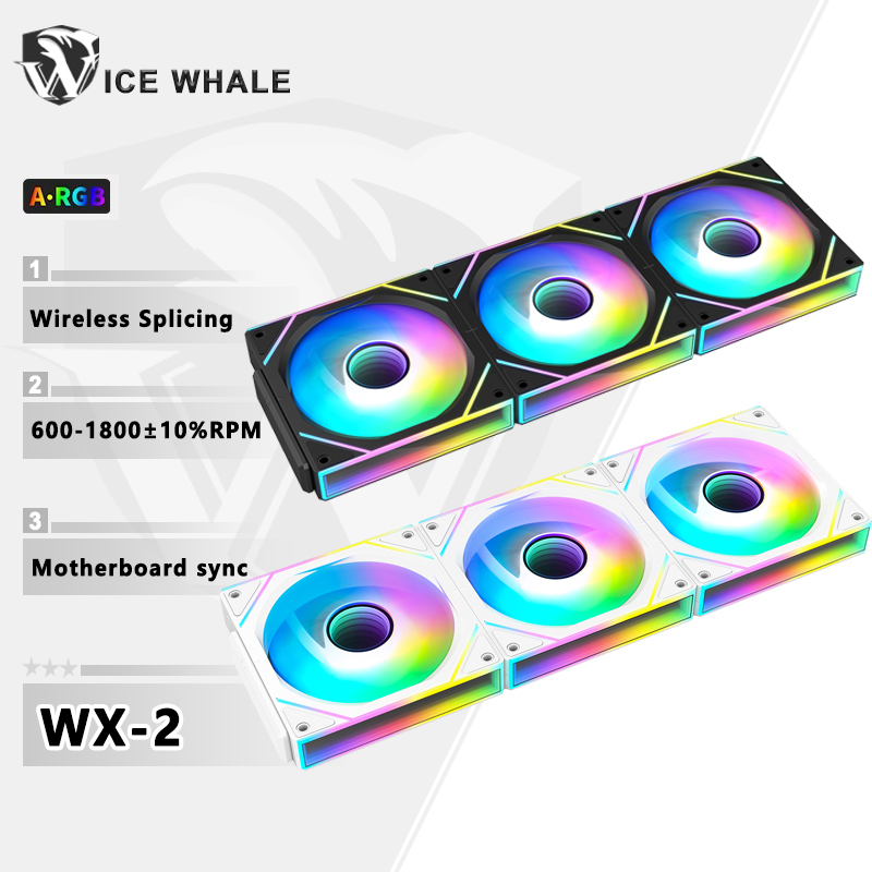 Embroidery Effect - ICE Whale WX-2 Wire-Splicing PC Case