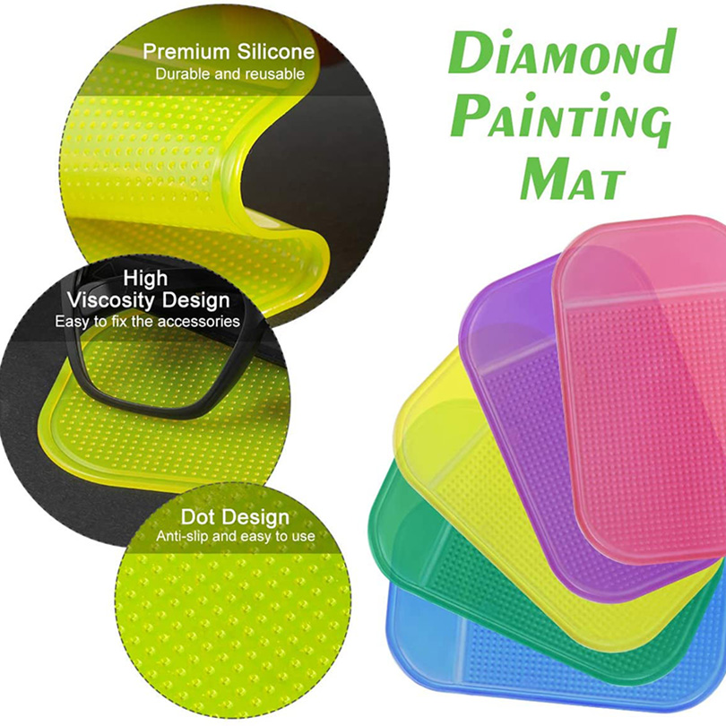 Anti-Slip Sticky Mat for Diamo - Embroidery Ideas For Bags ulasan dan harga