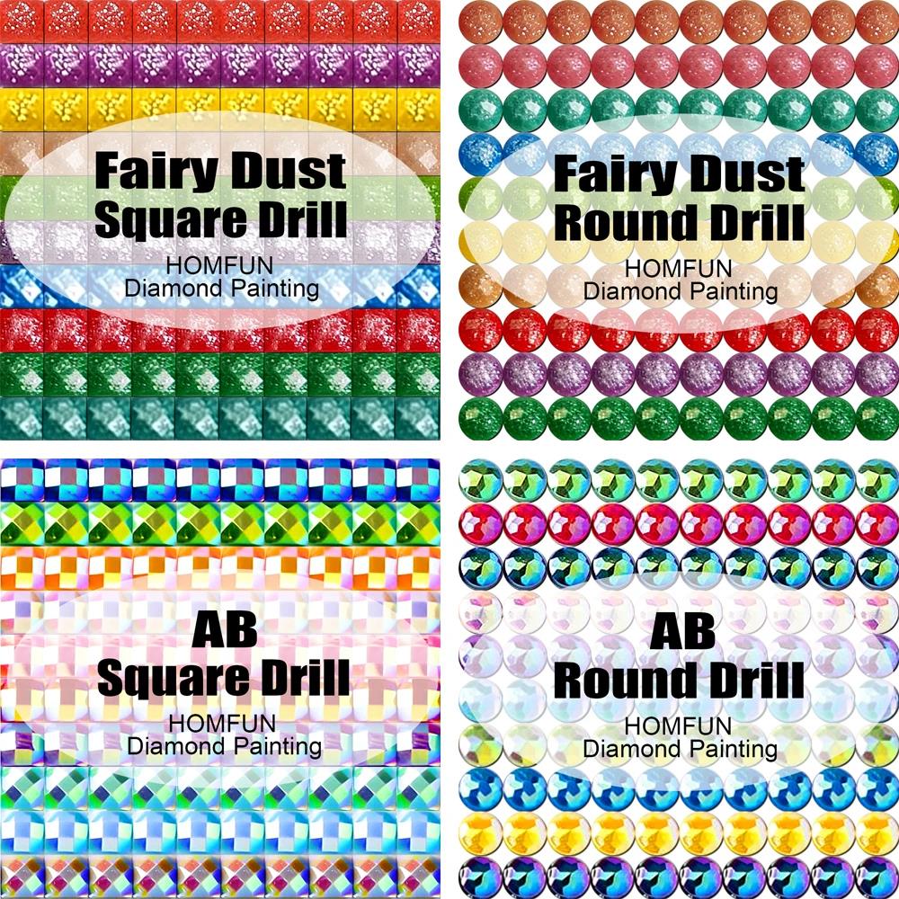 HOMFUN Fairy Dust AB Diamond P - Embroidery Lady Bug ulasan dan harga