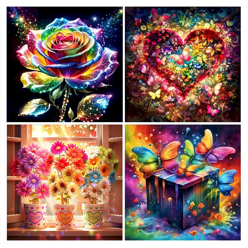SDOYUNO DIY 5D Diamond Paintin - Embroidery Ideas For Bags ulasan dan harga