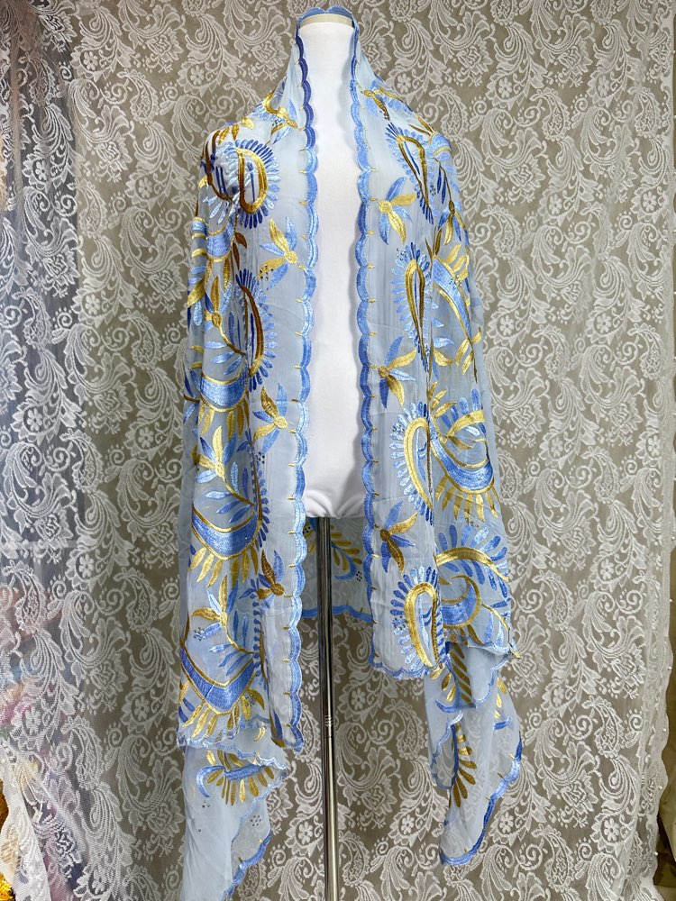 Wholesale Traditional Ethnic C - Embroidery Pashmina ulasan dan harga