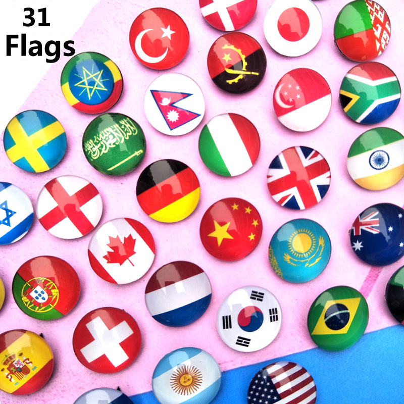 2024 Flags Pins Glass Gem Ital - Embroidery Australia ulasan dan harga