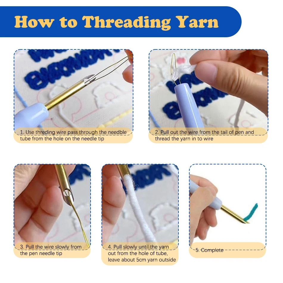 DIY Punch Needle Kits Mushroom - Embroidery Converter ulasan dan harga