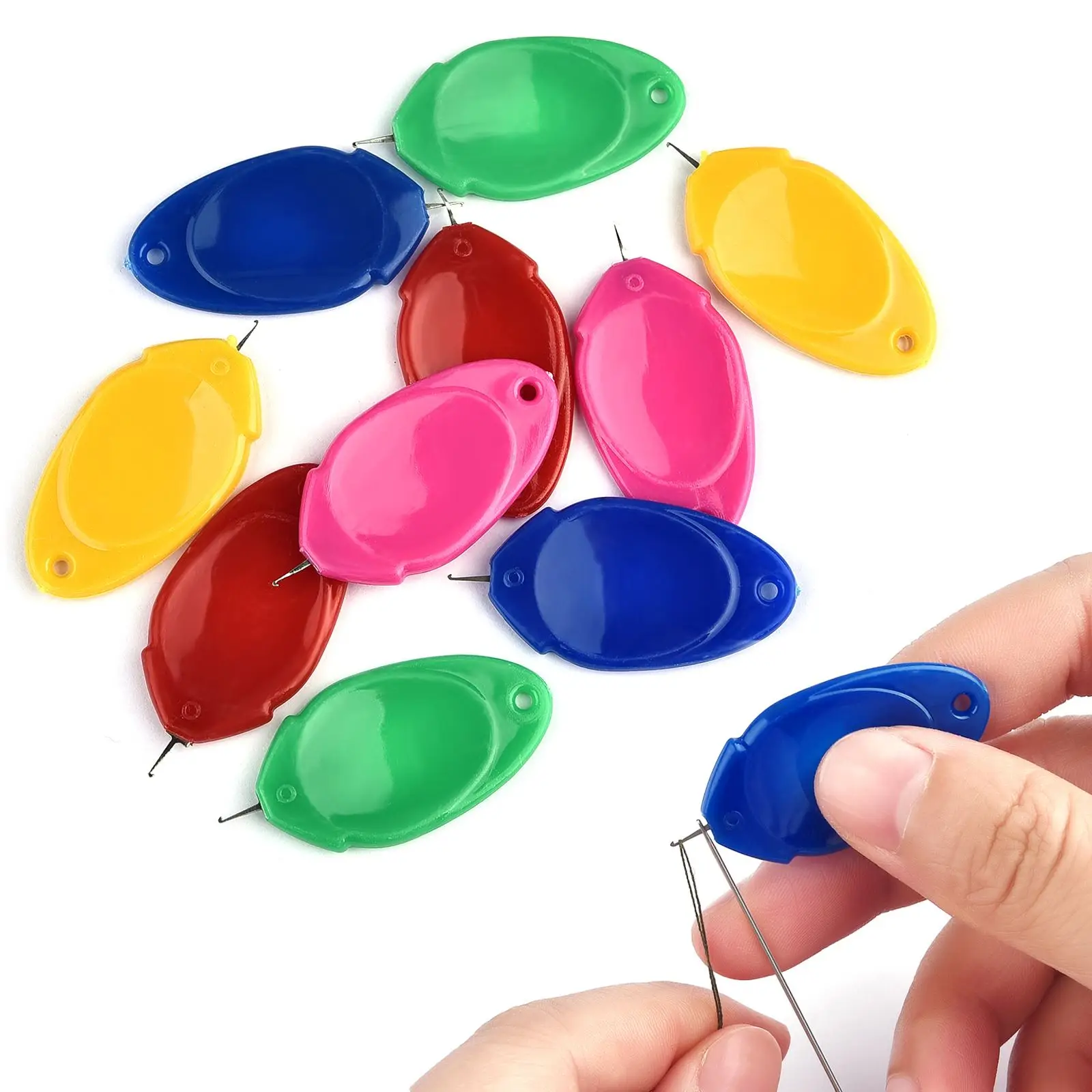 10pcs Needle Threader Elderly  - Embroidery Converter ulasan dan harga