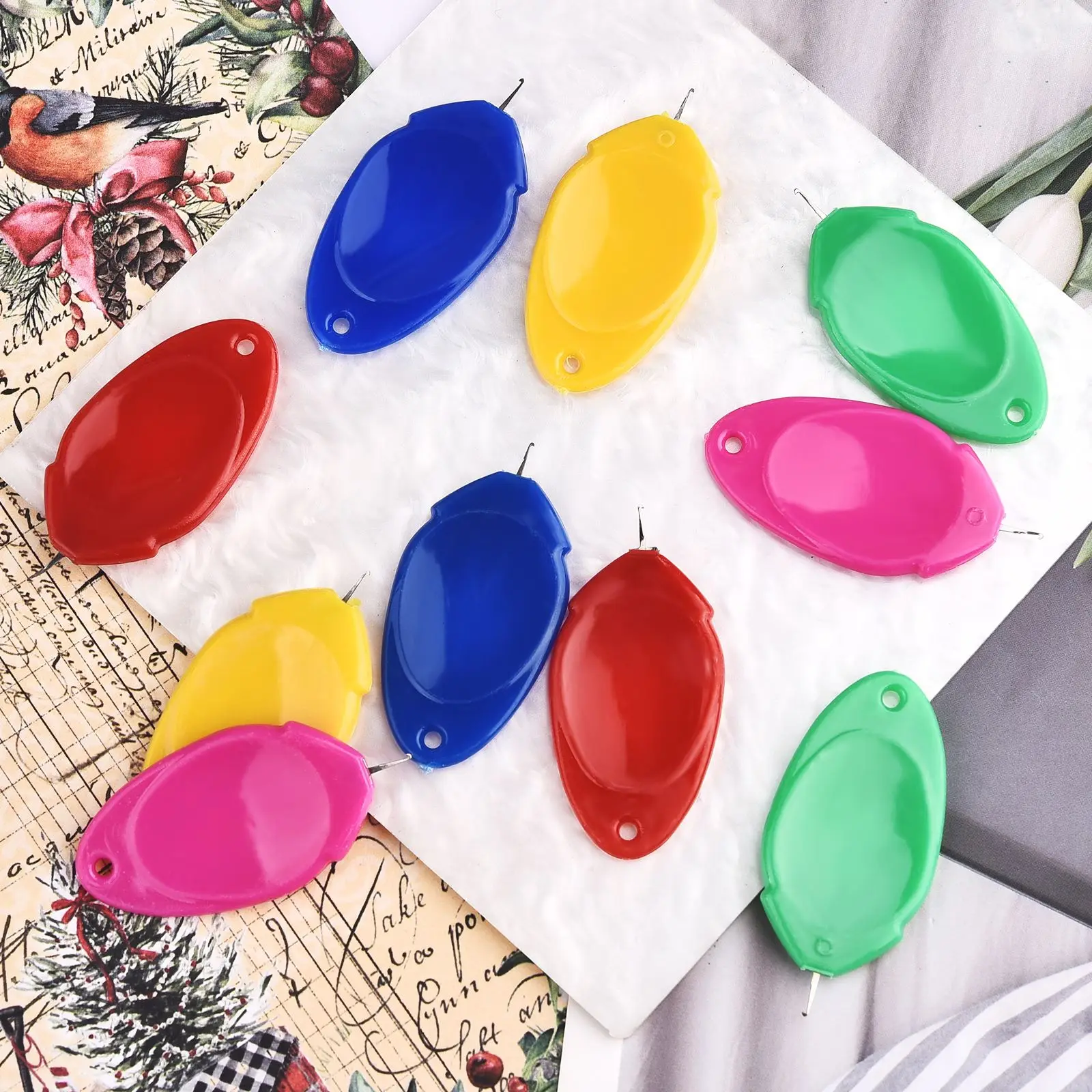 10pcs Needle Threader Elderly  - Embroidery Converter ulasan dan harga