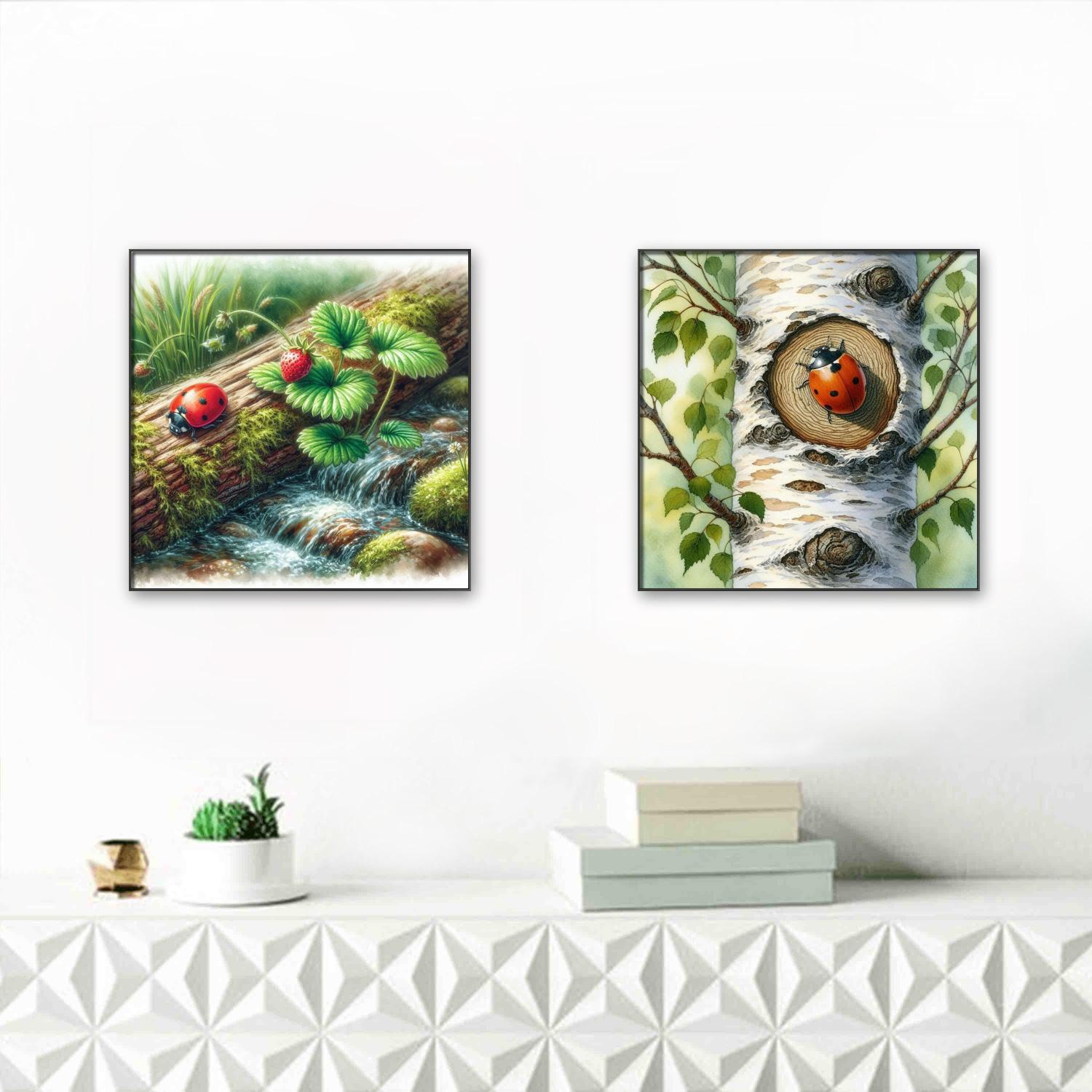 New Ladybug insect DIY AB Diam - Embroidery Lady Bug ulasan dan harga