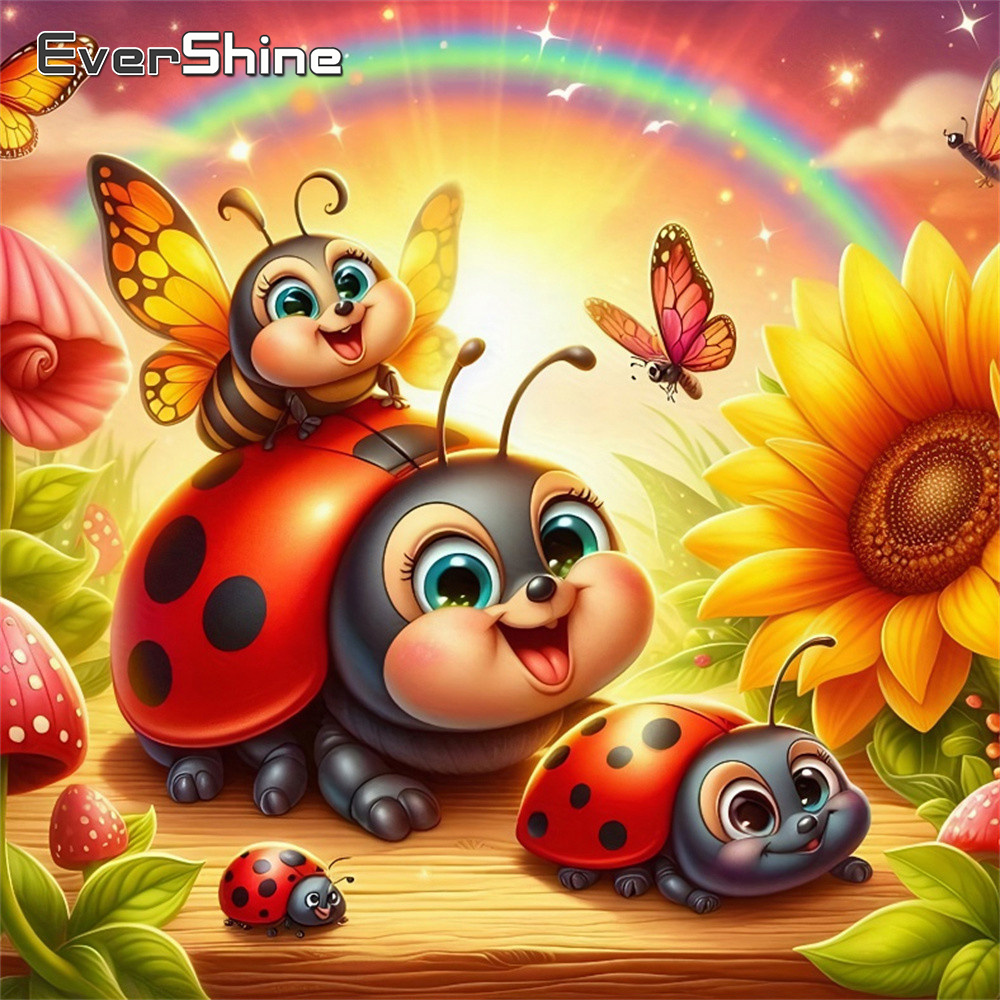 Evershine Diamond Mosaic Ladyb - Embroidery Lady Bug ulasan dan harga