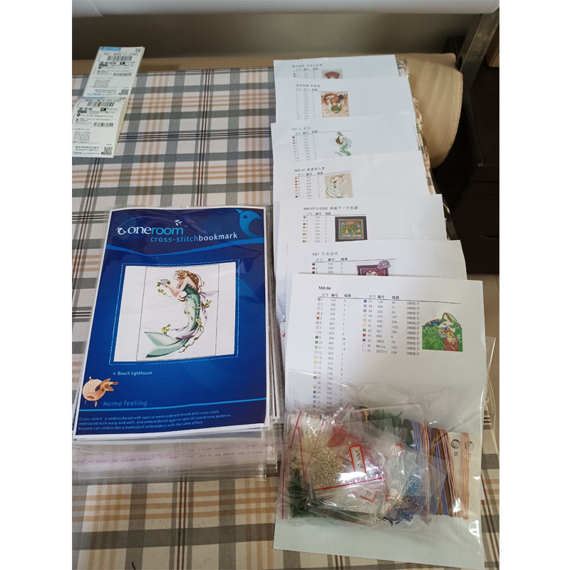 Cross Stitch Kit DIY Set Livin - Embroidery Lady Bug ulasan dan harga
