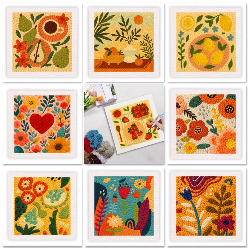 GATYZTORY Punch Needle Starter - Embroidery Ideas For Bags ulasan dan harga