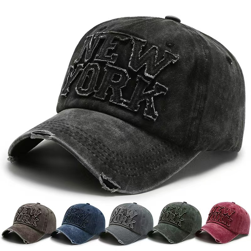 Retro New York Letter Embroide - Embroidery York ulasan dan harga