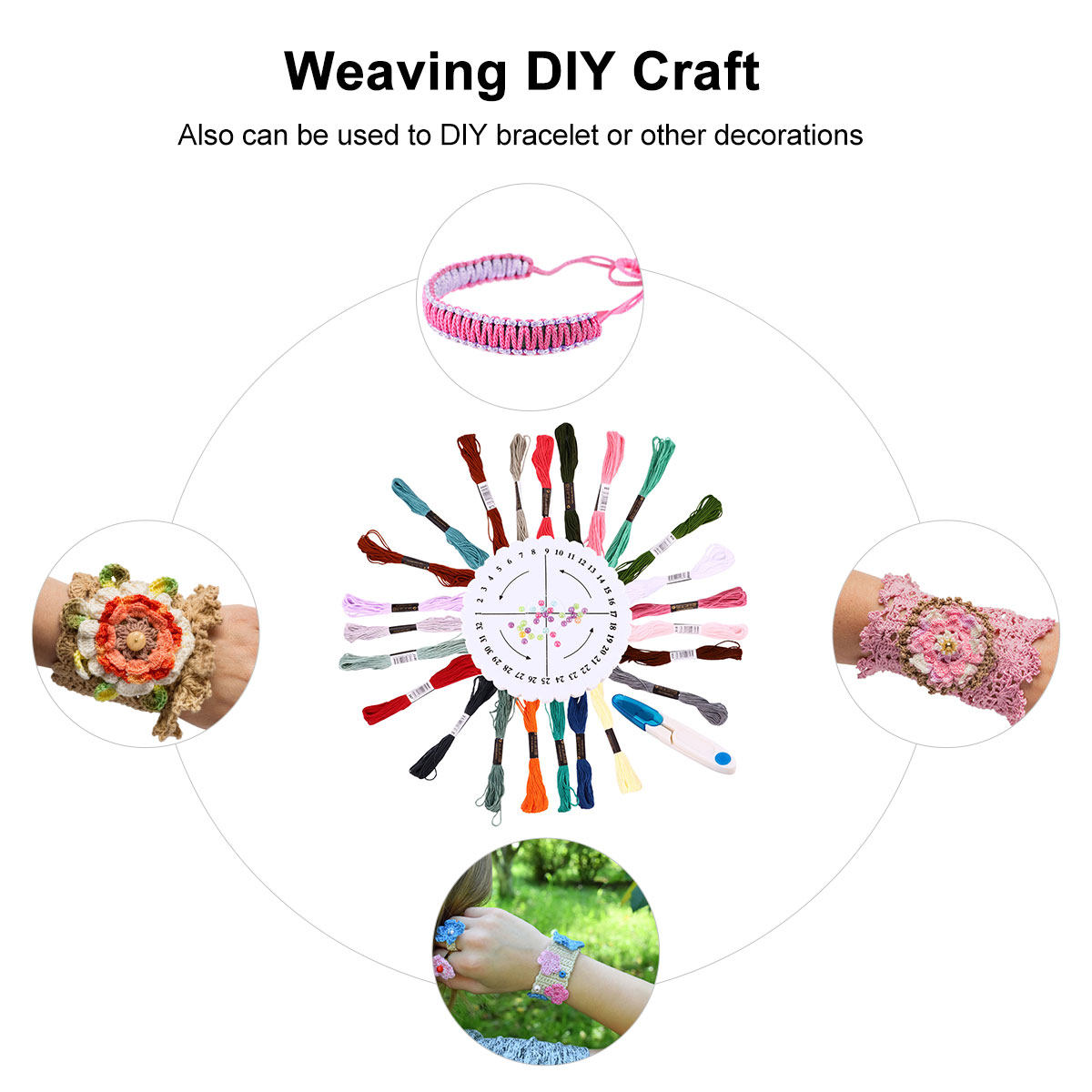 Friendship Bracelet Making Kit - Embroidery Diy ulasan dan harga