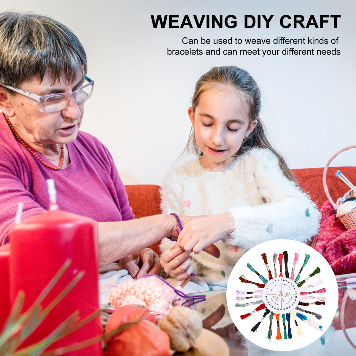 Friendship Bracelet Making Kit - Embroidery Diy ulasan dan harga