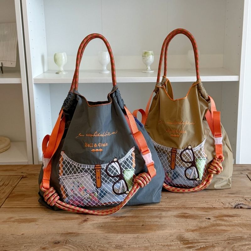 New Style Women's Shoulder Bag - Embroidery Cat ulasan dan harga