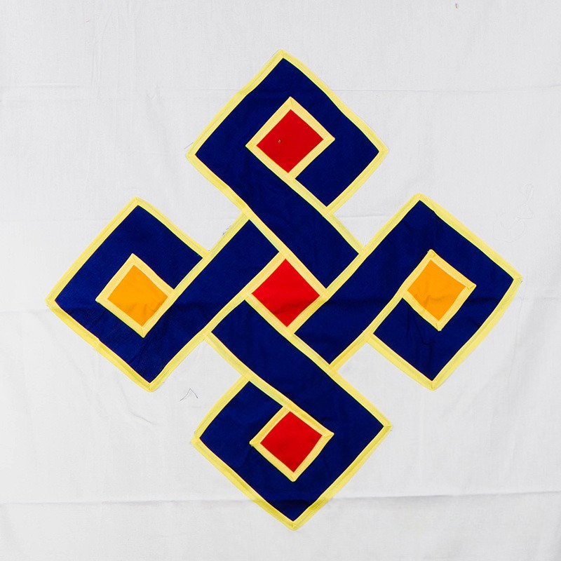 Tibetan Buddhist Door Curtain  - Embroidery Knot ulasan dan harga
