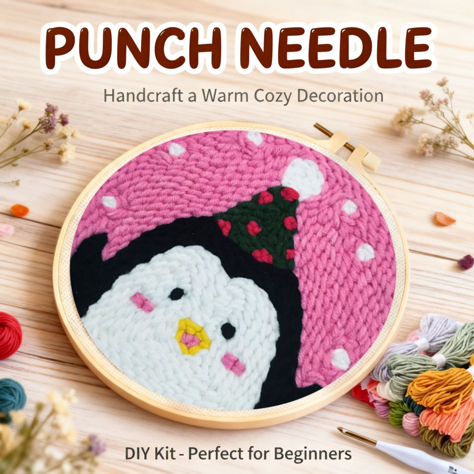 CHENISTORY  Santa Claus Punch  - Embroidery Ideas For Bags ulasan dan harga
