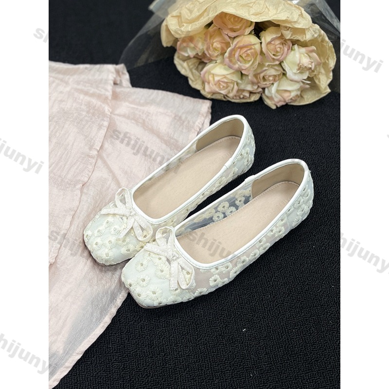Women Loafers Summer New Arriv - Embroidery Knot ulasan dan harga