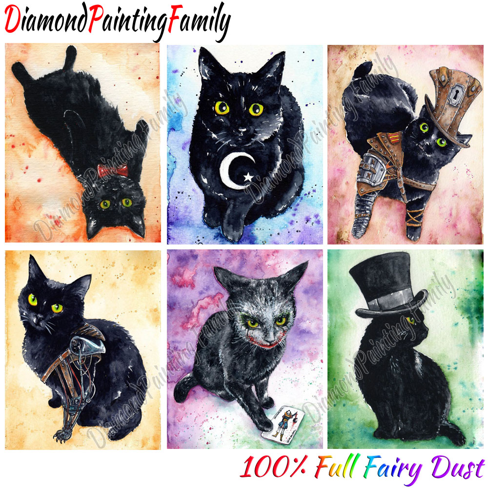 Diamond Painting Family Full F - Embroidery Cat ulasan dan harga
