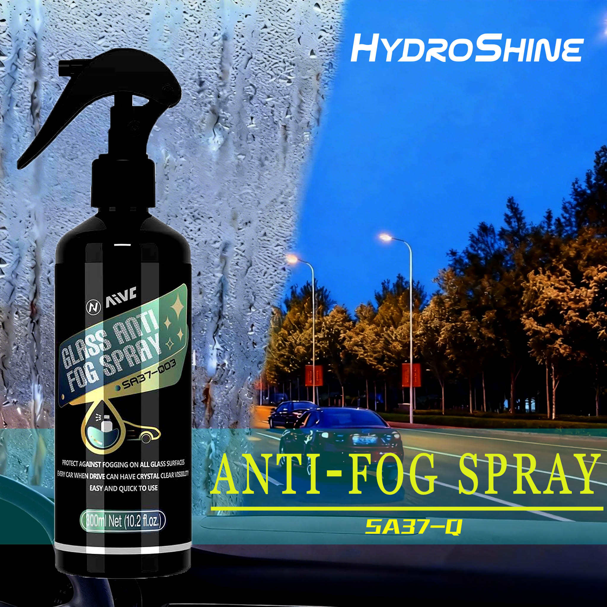 Glass Anti Fog Spray Car Windo - Embroidery Effect ulasan dan harga
