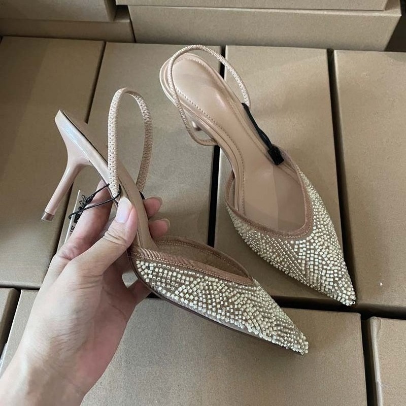 Autumn Luxury Women Dress Pump - Embroidery Beads ulasan dan harga
