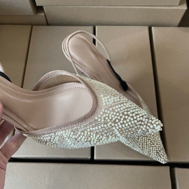 Autumn Luxury Women Dress Pump - Embroidery Beads ulasan dan harga
