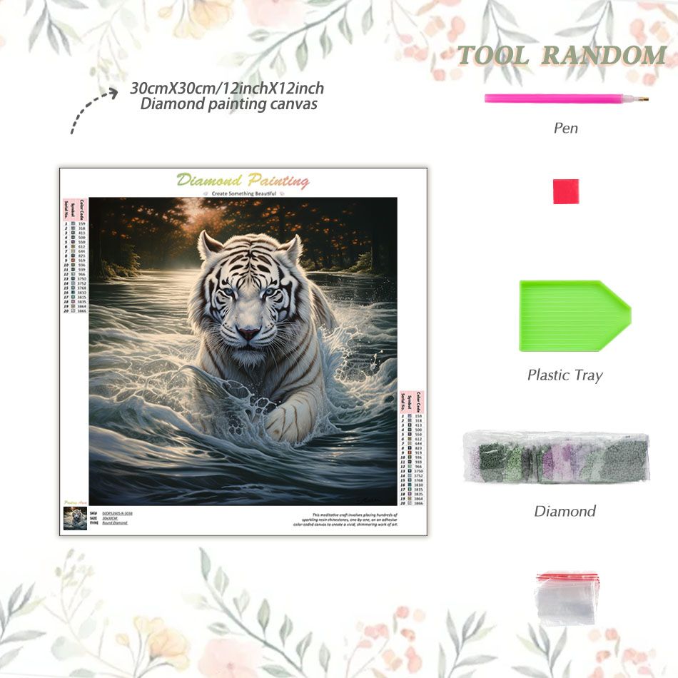 CHENISTORY Tiger Diamond Paint - Embroidery Ideas For Bags ulasan dan harga