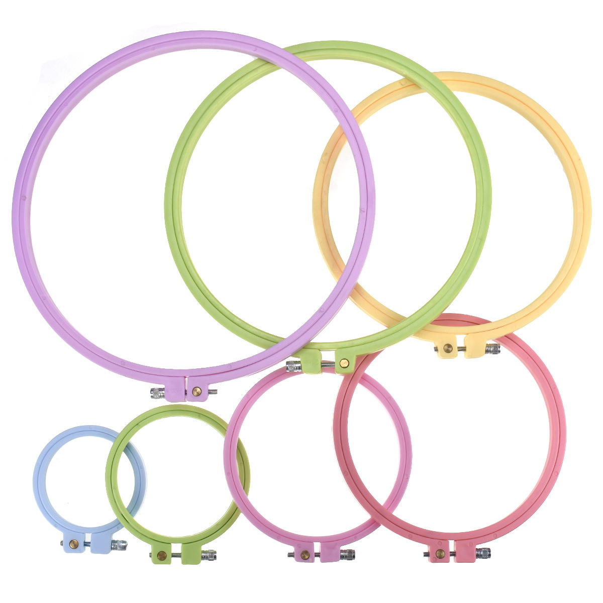 1/7pcs 7-25cm Plastic Embroide - Embroidery Motif ulasan dan harga