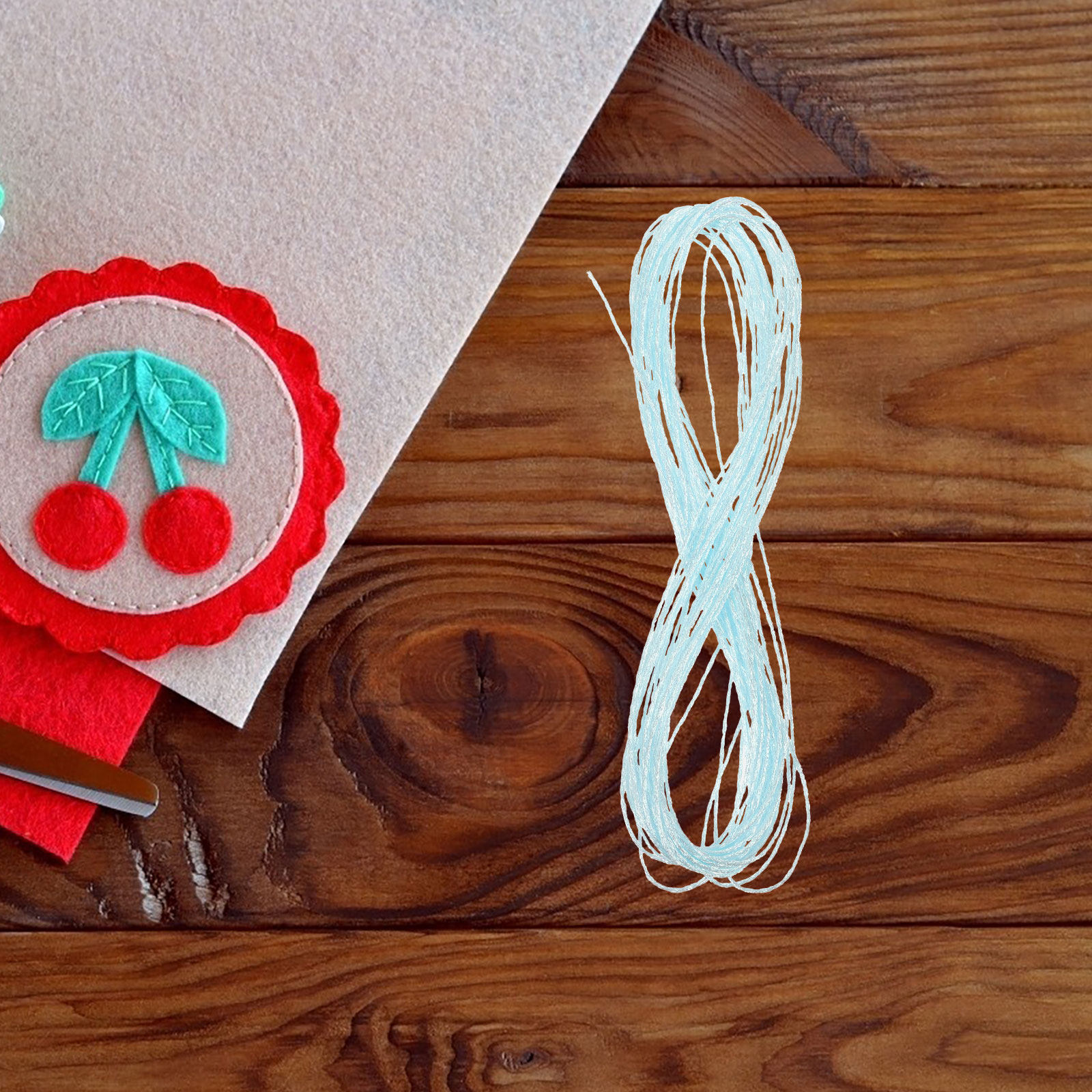 6 Rolls Colored Embroidery Thr - Embroidery Stitch ulasan dan harga