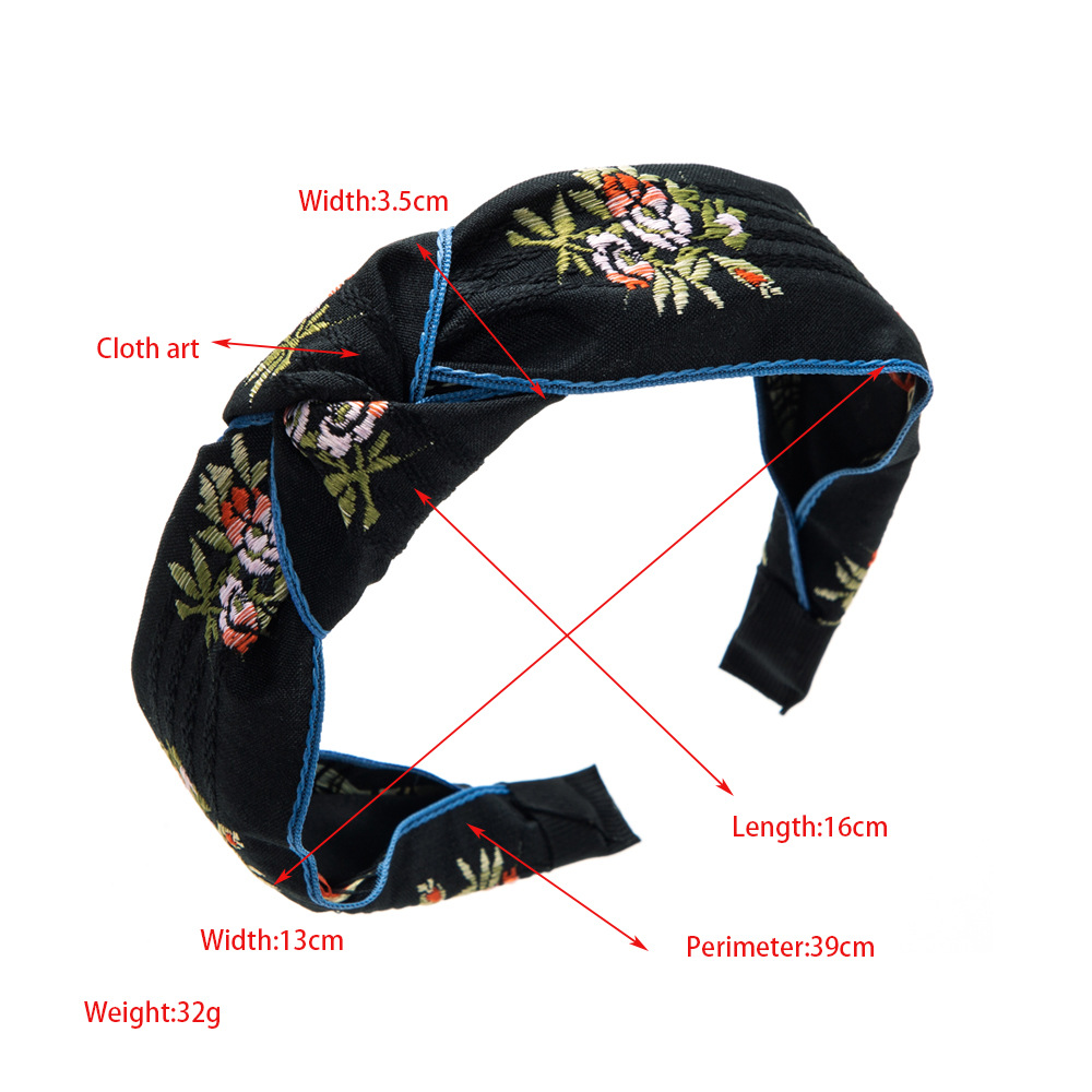 Fashion new retro famous style - Embroidery Knot ulasan dan harga