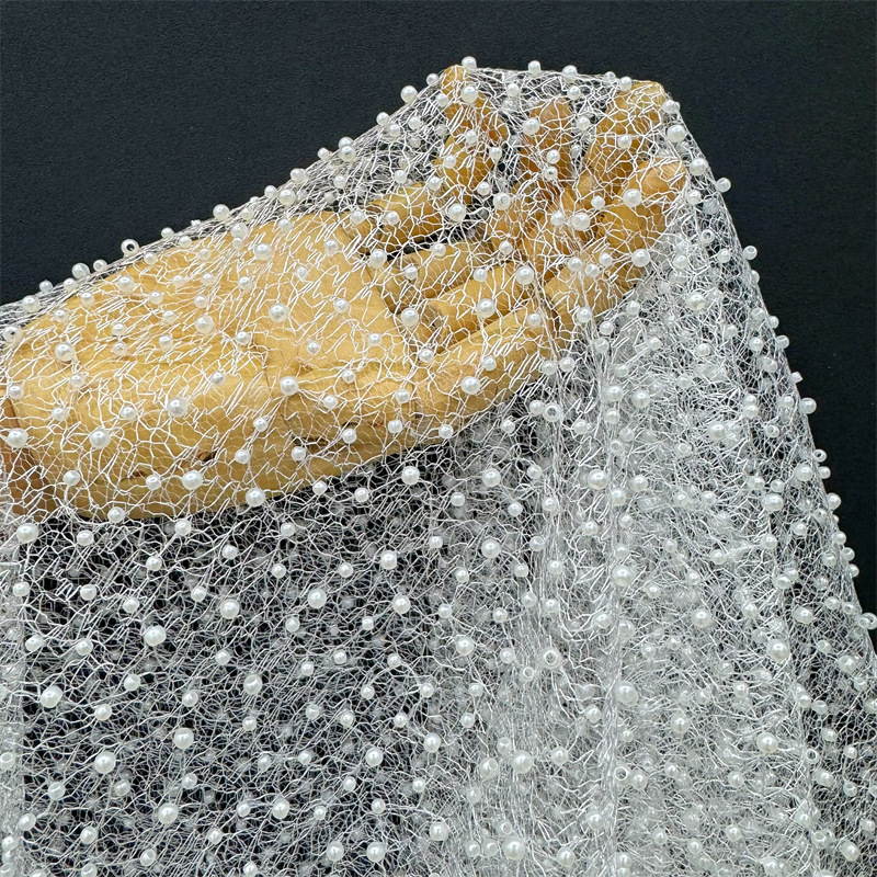 1Yd 130cm Wide White Irregular - Embroidery Beads ulasan dan harga