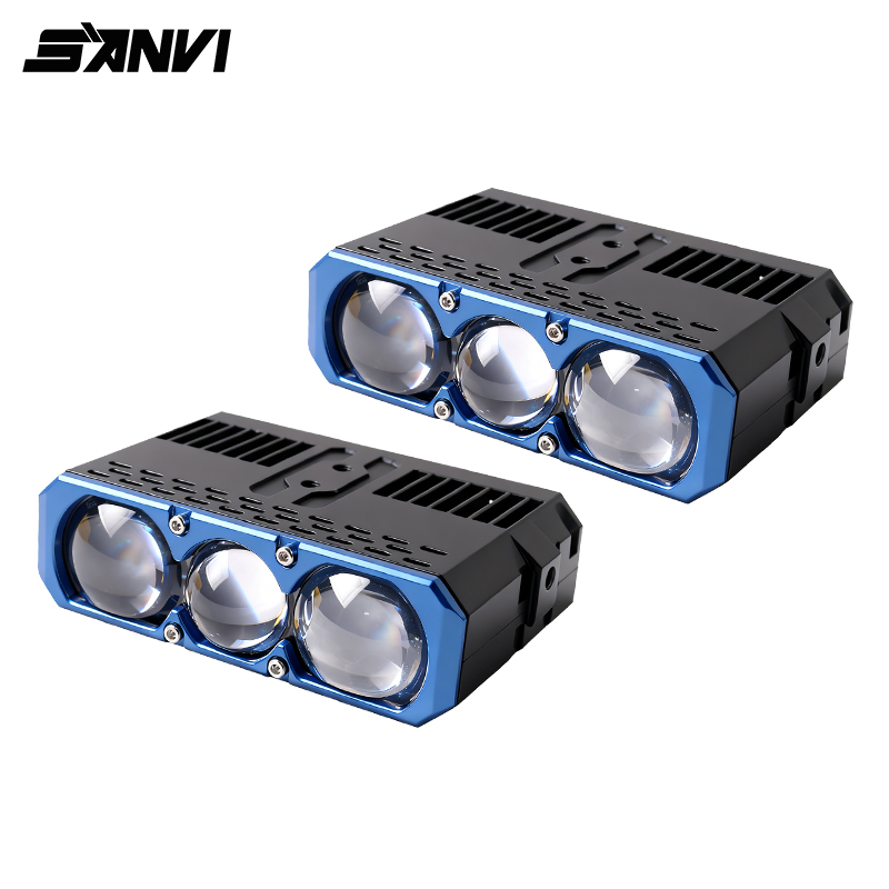 SANVI S301 Projector LED Grill - Embroidery Effect ulasan dan harga