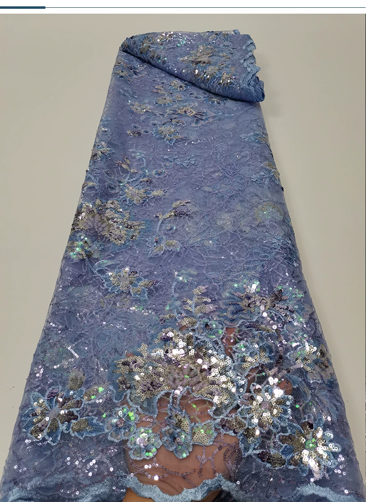 1yard soft mesh fabric Sequin  - Embroidery Beads ulasan dan harga