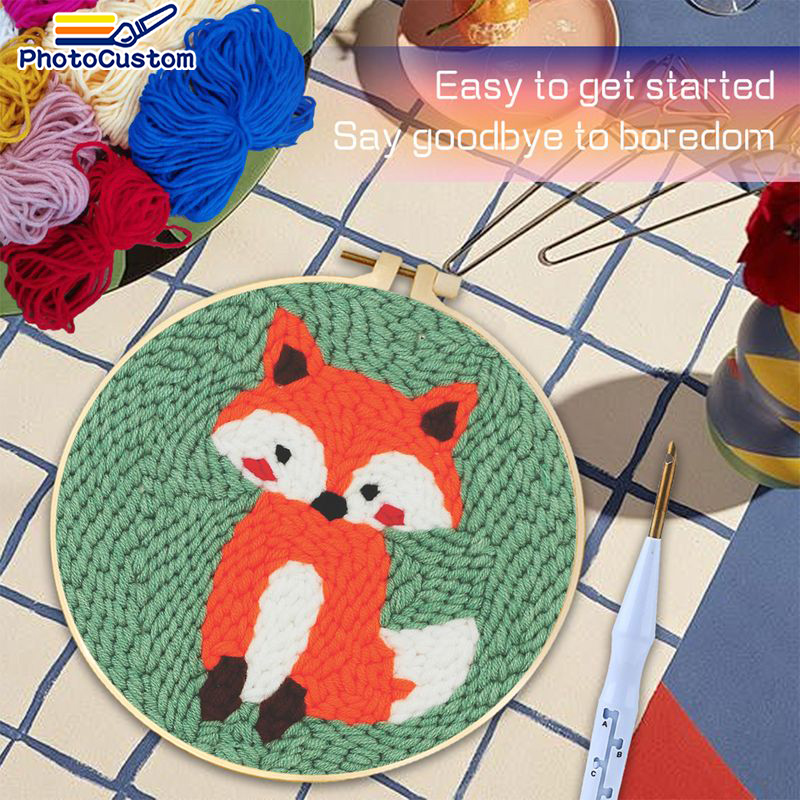 PhotoCustom Ghost Punch Needle - Embroidery Ideas For Bags ulasan dan harga