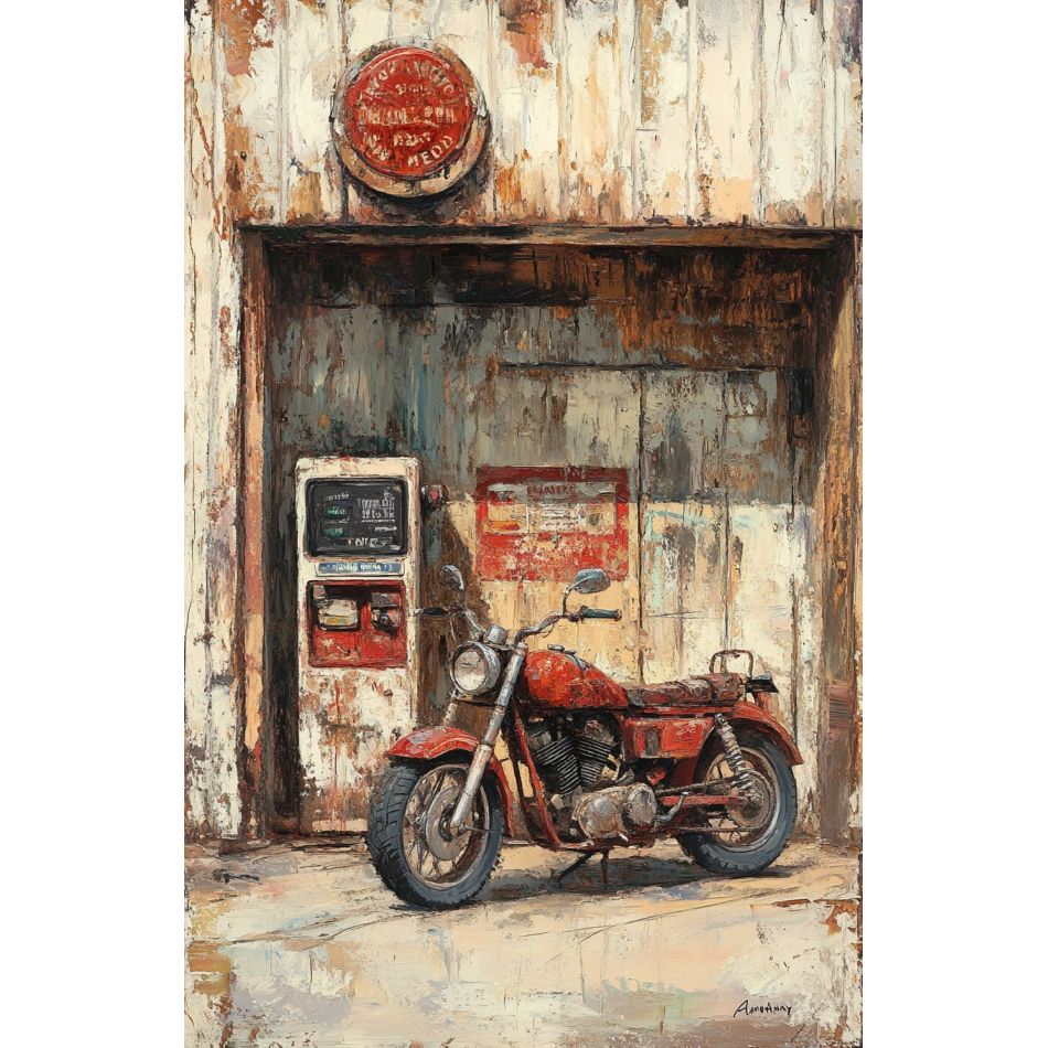 RUOPOTY Red Motorcycle 5d Diam - Embroidery Ideas For Bags ulasan dan harga