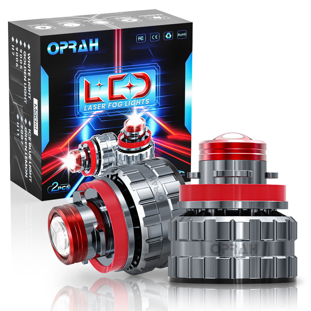 Oprah 2pc Laser Lens H7 Led Fo - Embroidery Effect ulasan dan harga