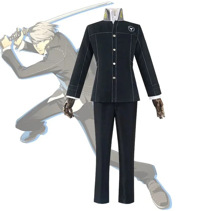 Persona 4 Narukami Yuu Cosplay - Embroidery Uniforms ulasan dan harga