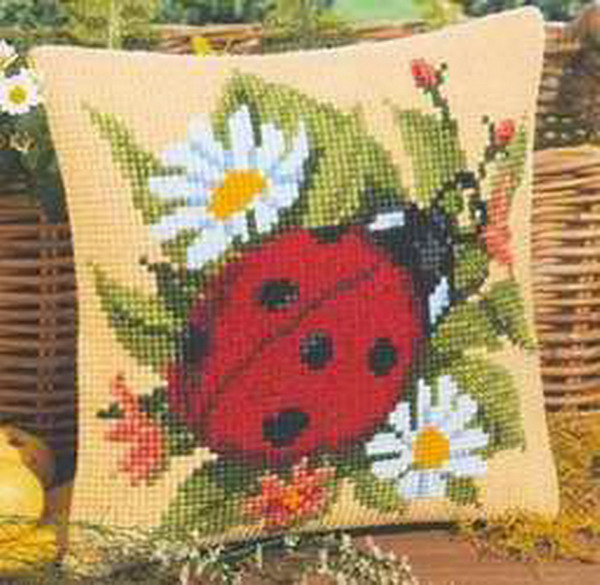 Ladybug 22-22 Cross Stitch Kit - Embroidery Lady Bug ulasan dan harga