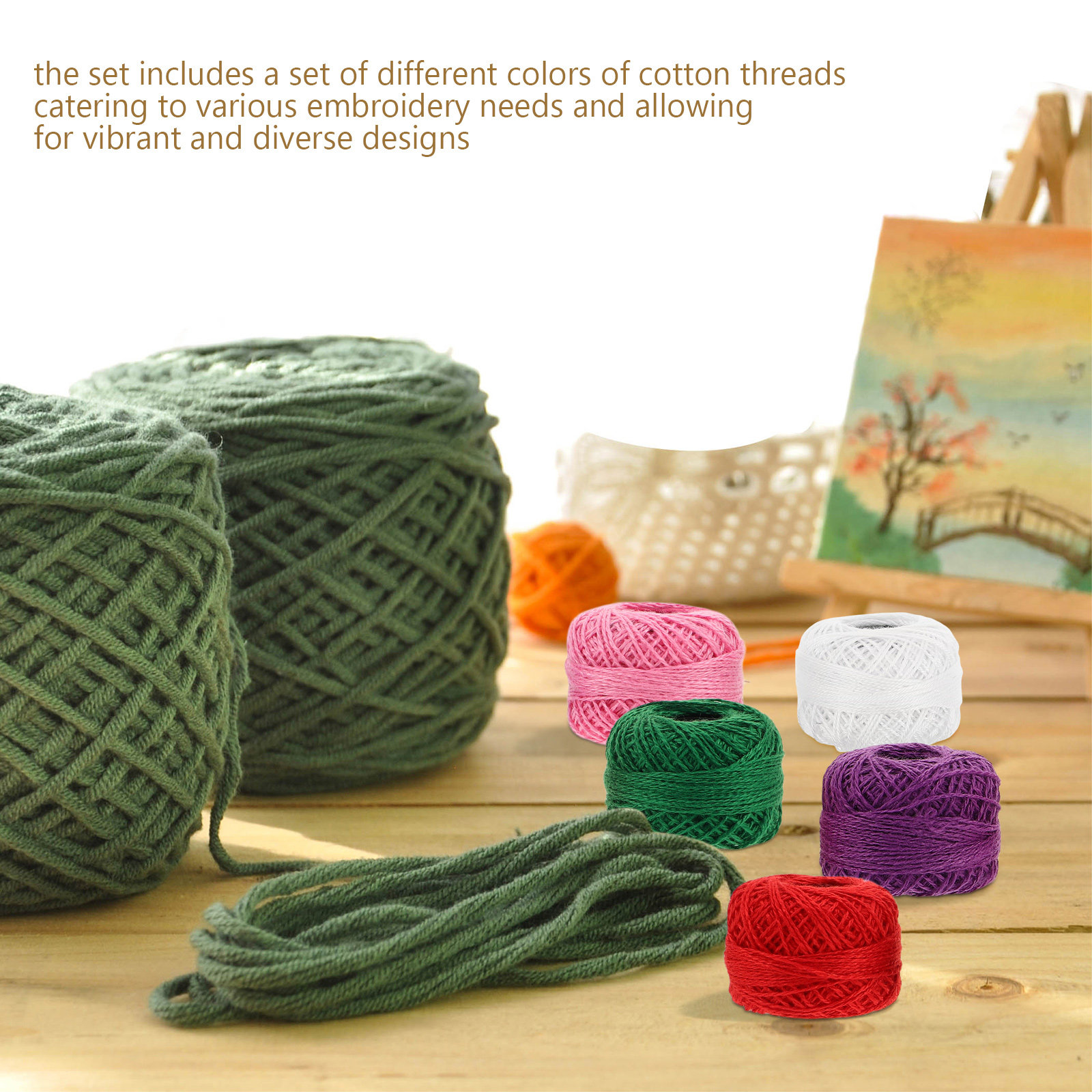 12Pcs Cotton Embroidery Thread - Embroidery Stitch ulasan dan harga
