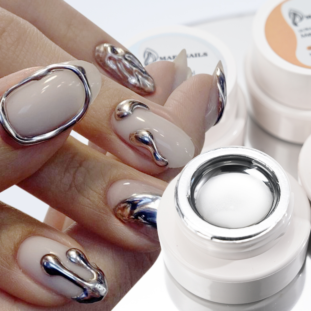 5ml Silver Gold Metallic Gel N - Embroidery Effect ulasan dan harga