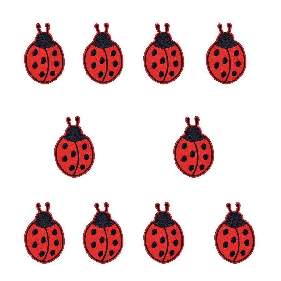 Patches for Clothes Iron on Ap - Embroidery Lady Bug ulasan dan harga