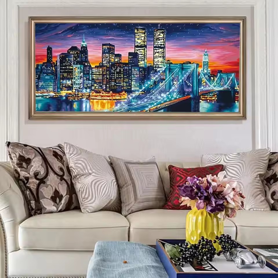 Large Diamond Painting 5D New  - Embroidery York ulasan dan harga