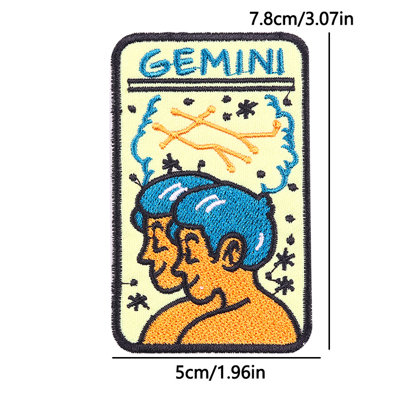 Zodiac Constellation Iron On P - Embroidery Ideas For Bags ulasan dan harga