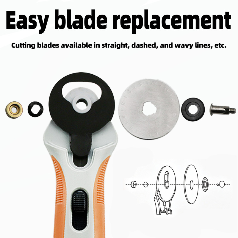 45mm Rotary Cutter, Fabric Cut - Embroidery Converter ulasan dan harga