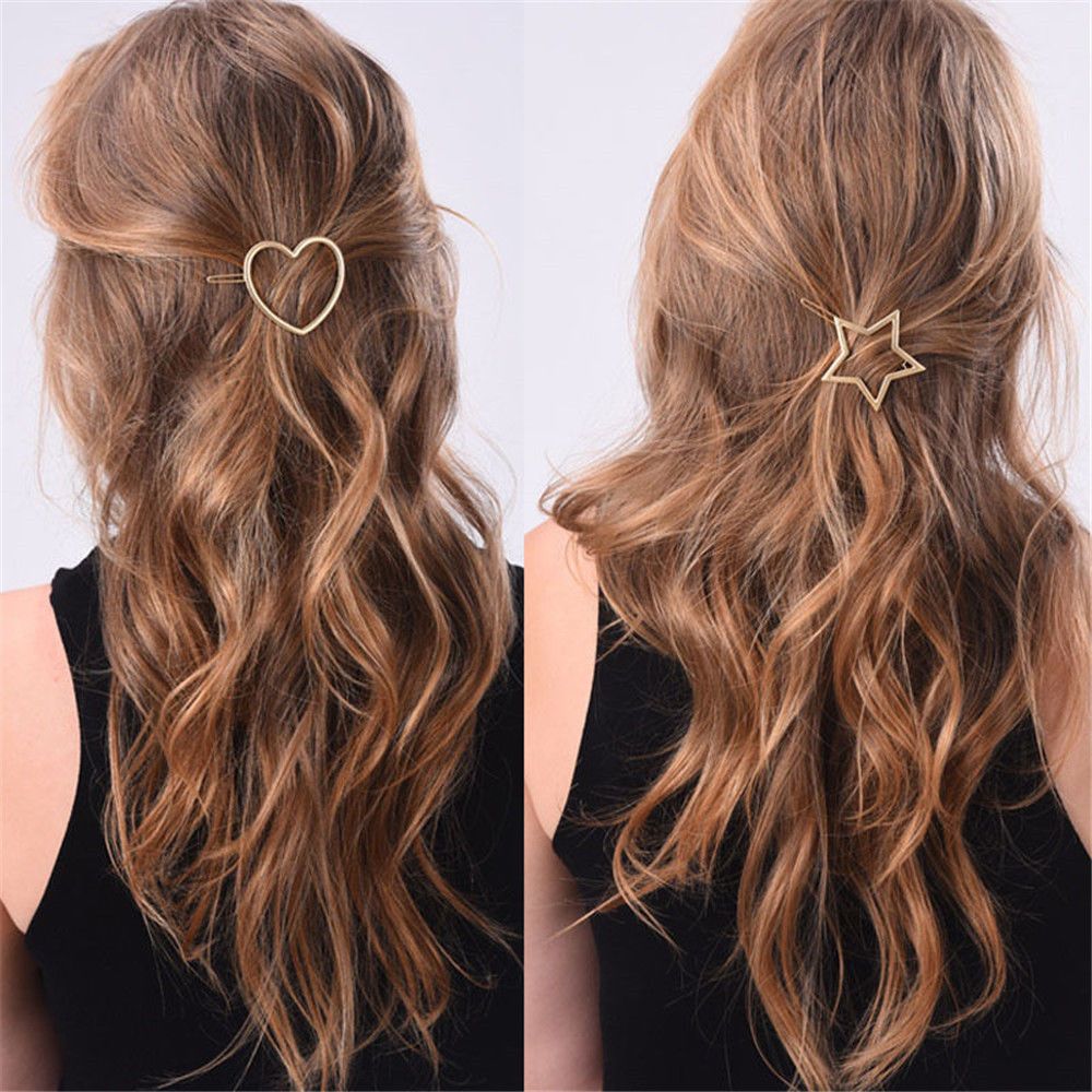 1PC Geometric Ponytail Hairpin - Embroidery Knot ulasan dan harga