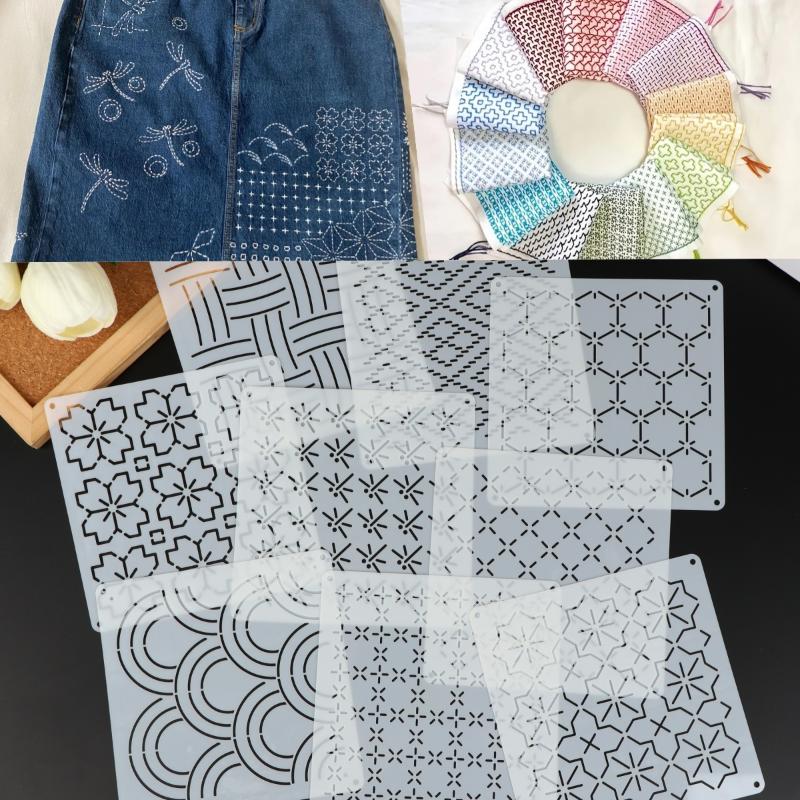 9/32Pcs Sashiko Embroidery Tem - Embroidery Diy ulasan dan harga