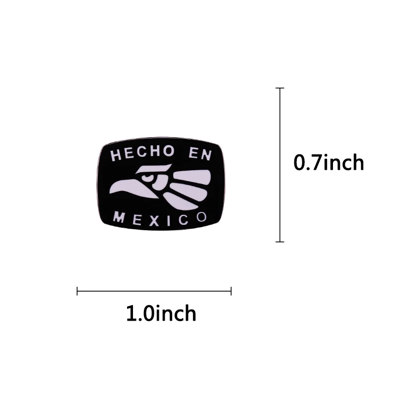 Made in Mexico Eagle Logo Broo - Embroidery Australia ulasan dan harga